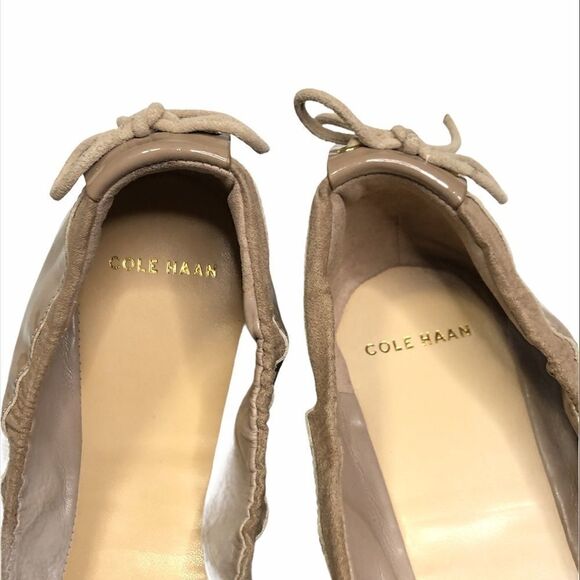 𝅺cole Haan Ashlyn Patent Back Bow Ballet Flat Shoes - Picture 5 of 8